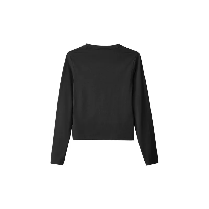Skechers T Shirt Women's Carbon Black-1
