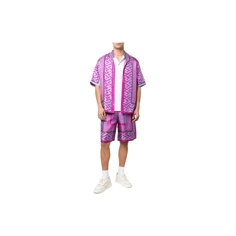 VERSACE Shirts Men Purple-1
