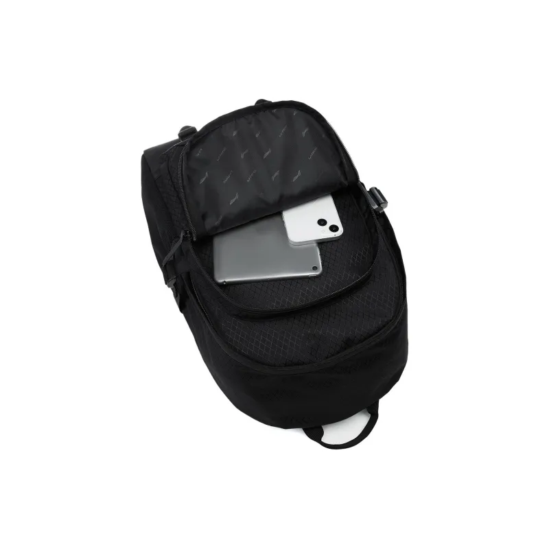 LiNing Badfive Polyester Backpack Unisex Black-6