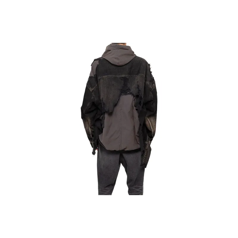 Maison Mihara Yasuhiro Layered Denim Hooded Jacket-3
