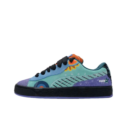 PUMA Suede XL Skateboard Shoes Unisex Low-Top Purple/Black