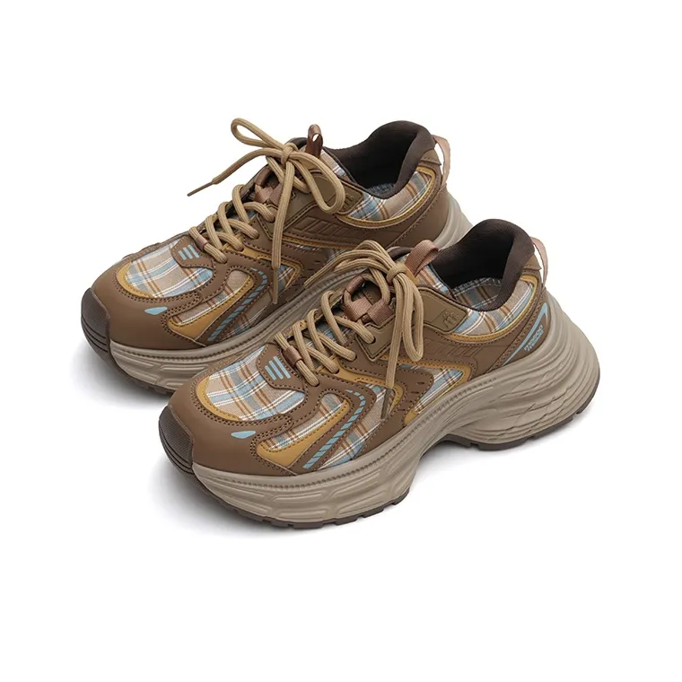 MASOOMAKE Height Increasing Low Top Chunky Sneakers Women's-16