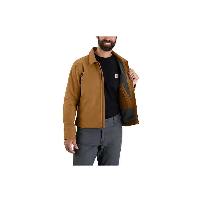 Carhartt 106306 DUCK DETROIT JACKET Jackets & Coats RELAXED FIT Men's-2