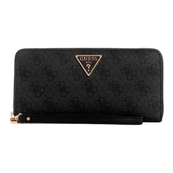 GUESS Artificial Leather Wallet Large Size Women's Black