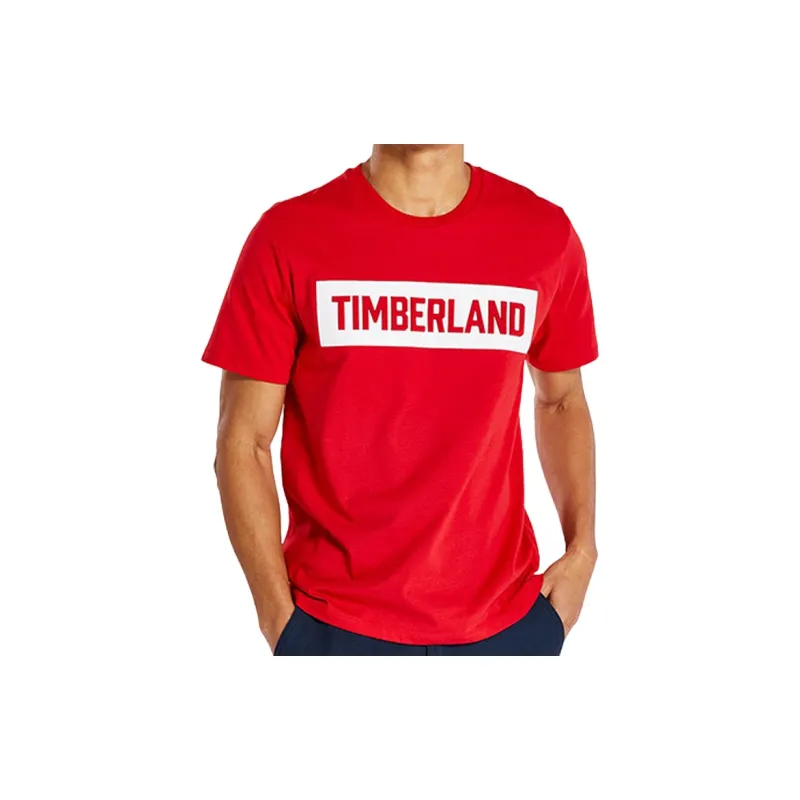 Timberland T Shirts Men Red-2