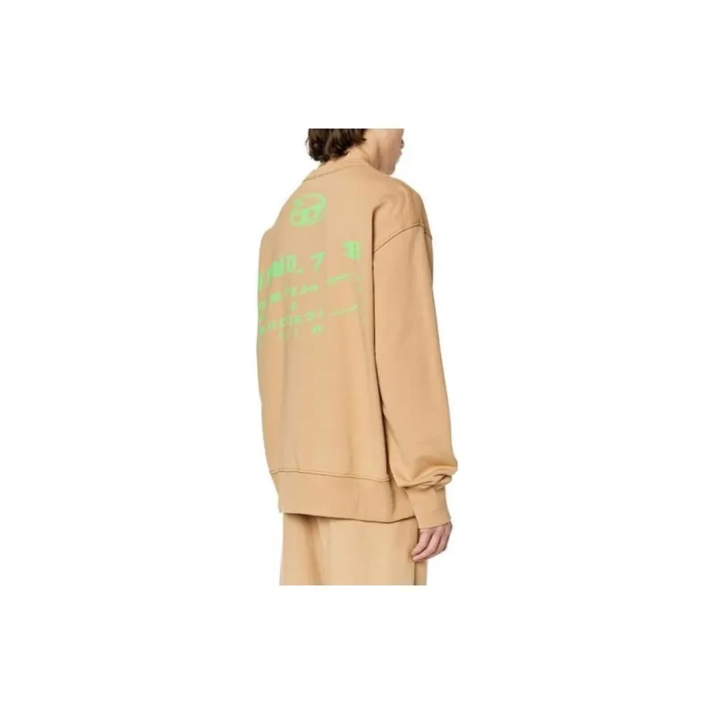 DIESEL S Macs Logo Printed Crewneck Sweatshirt-2