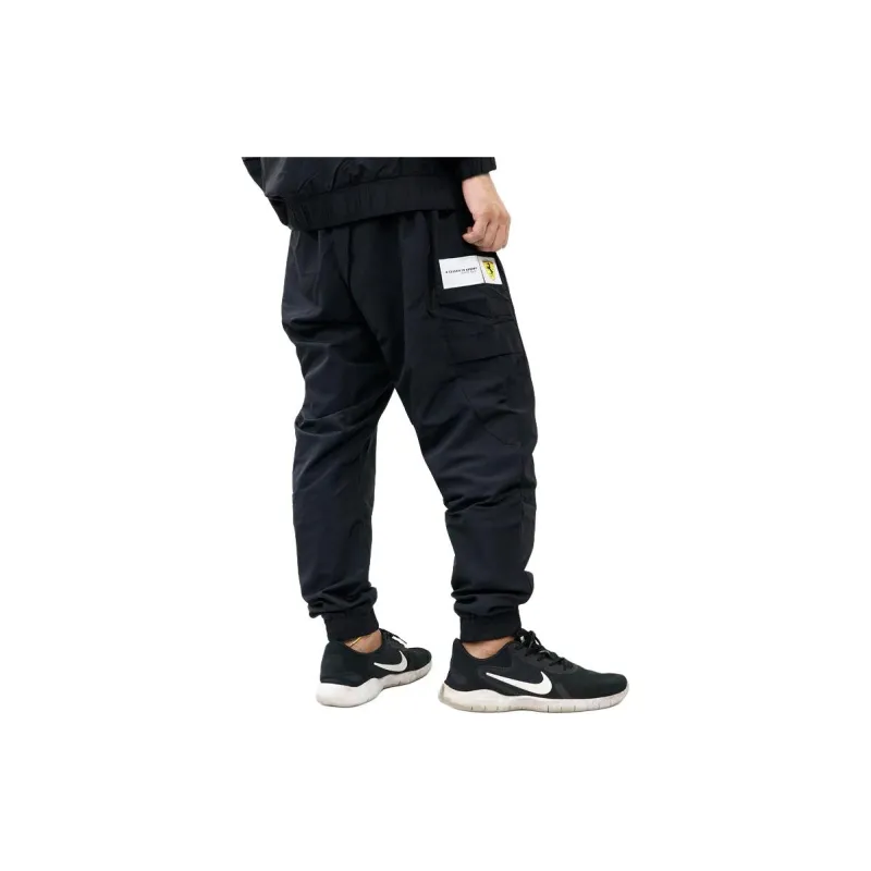 PUMA Ferrari Sports Pants Men Black-4