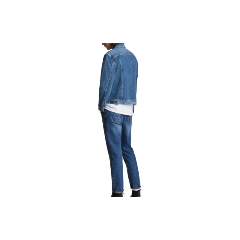 ALLSAINTS Denim Jackets Men Blue-2