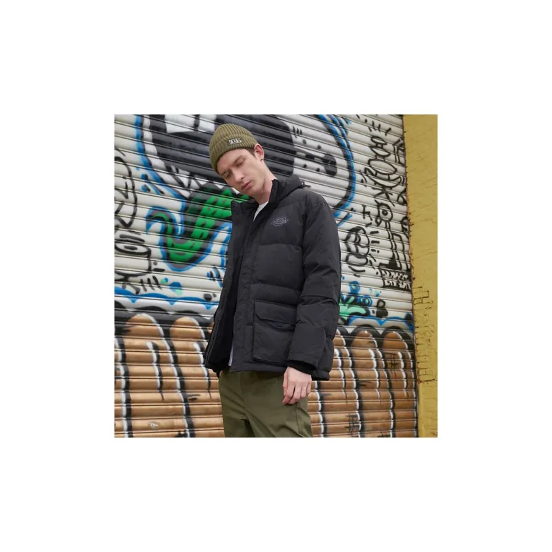 Dickies Down Jacket Winter Unisex Black-5