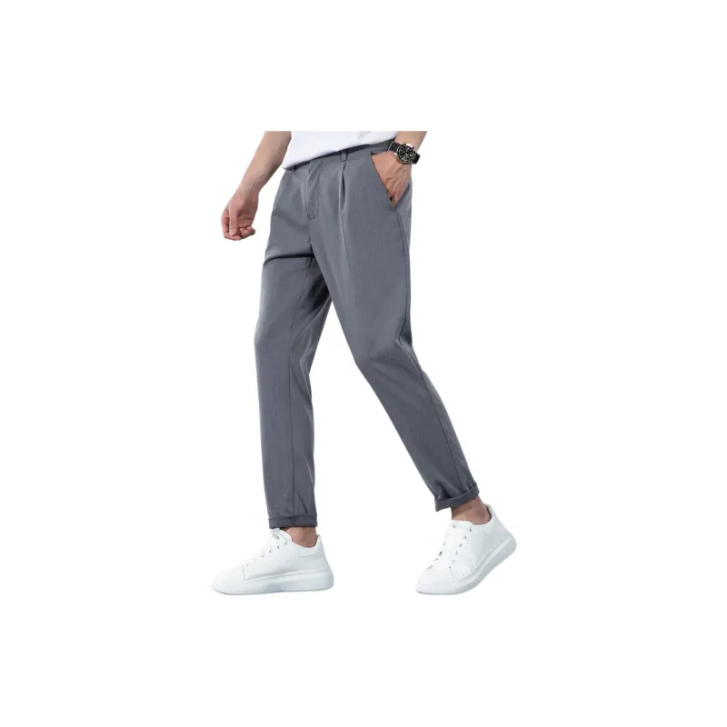 Red bean Suit Trousers Men-4