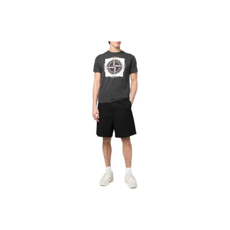 STONE ISLAND T Shirts Men Gray-1