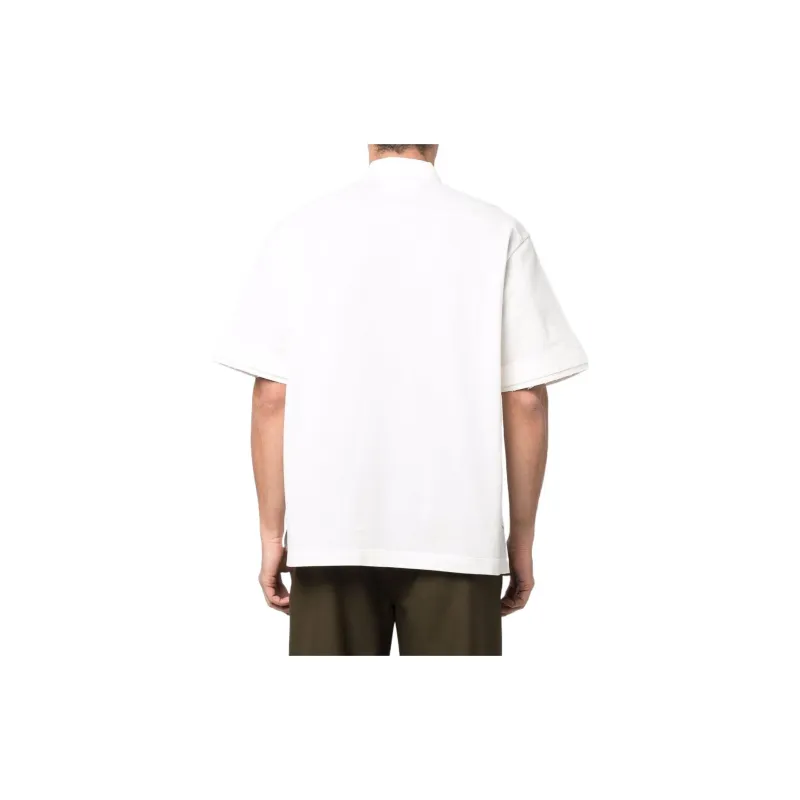 Sacai Polo Shirts Men White-3