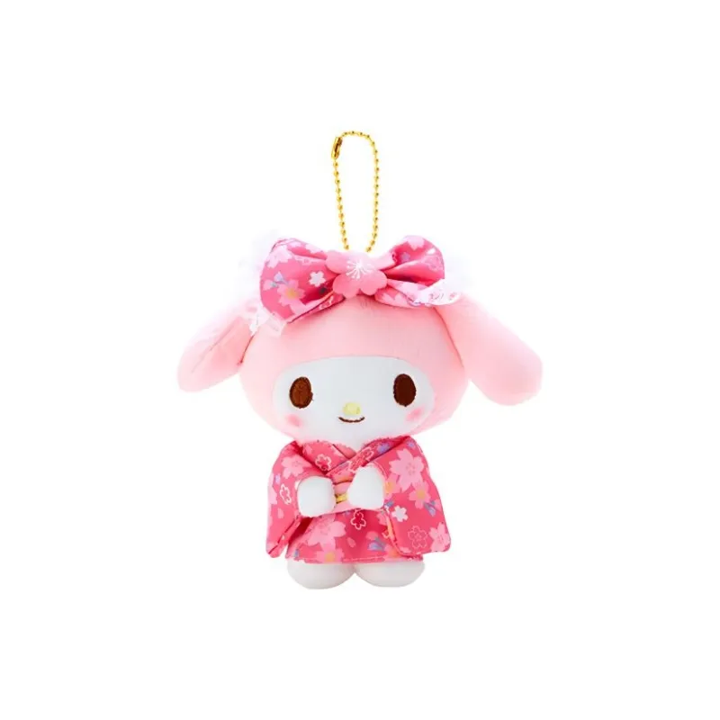 Sanrio My Melody Cherry Blossom Dolls Plush Pendant 13cm High-0
