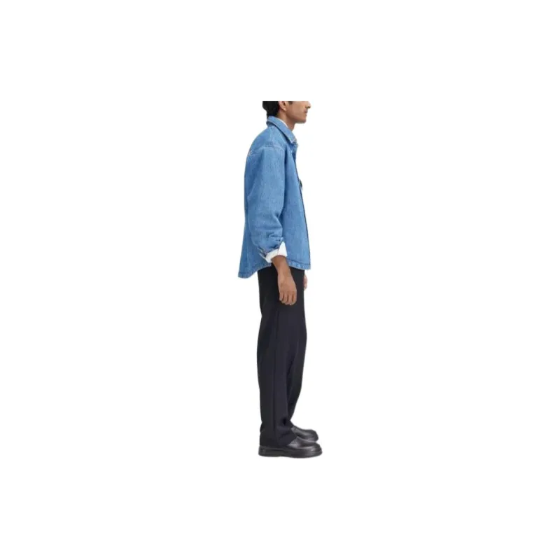 Jacquemus Logo Embroidered Denim Shirt-2