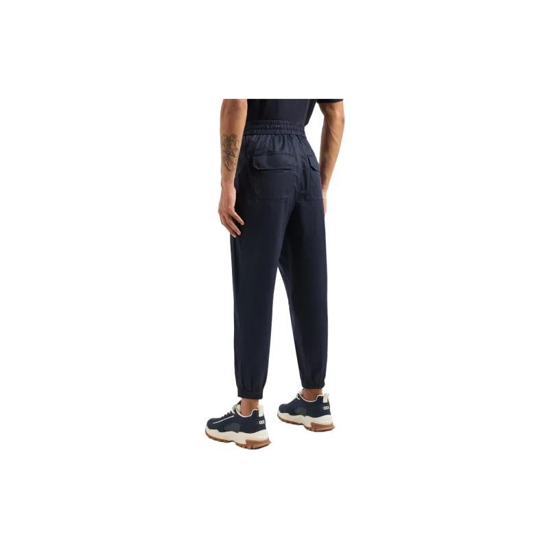 ARMANI EXCHANGEAE SS24 Casual Pants Men's Marine Blue-3