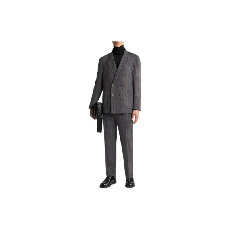 ETRO Long Sleeved Double Breasted Blazer-1