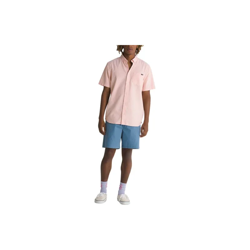 Vans Houser Buttondown Shirt Shirt Men's Pink-1