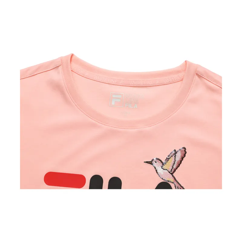 FILA T Shirt Women's Ice Crystal Pink-2