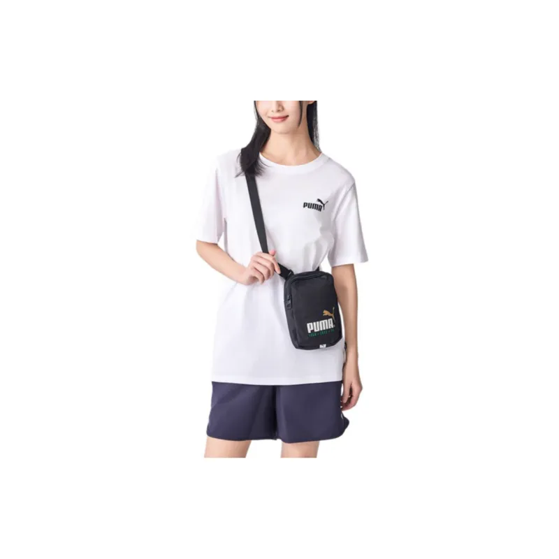 PUMA ESS T Shirts Men White-1