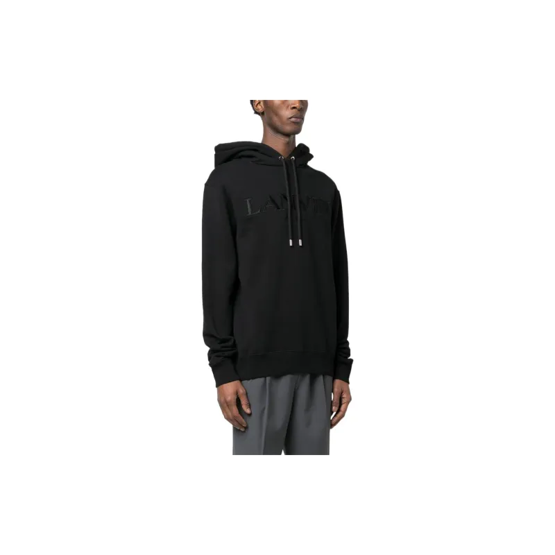 Lanvin Curb Long Fleece Eusebio Hoodie-2
