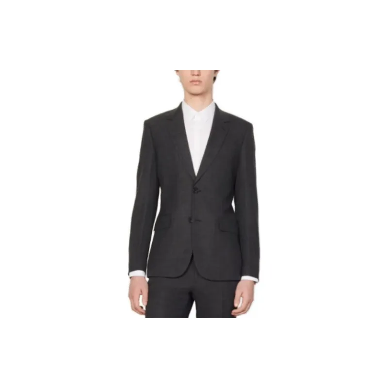 Sandro Single breasted Wool Suit Jacket-1