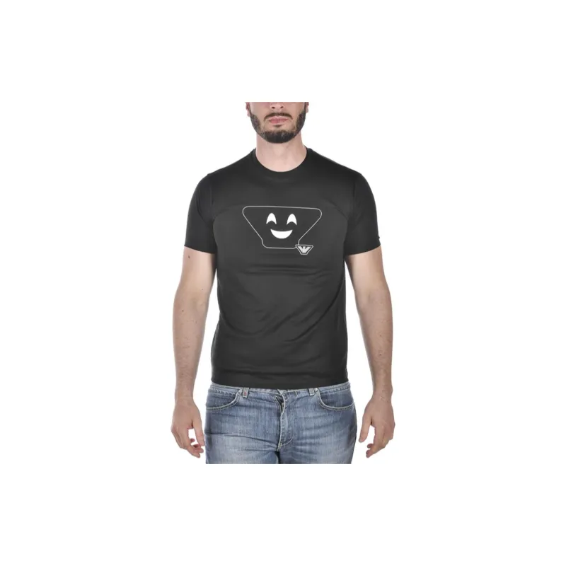 EMPORIO ARMANI T Shirts Men Black-3