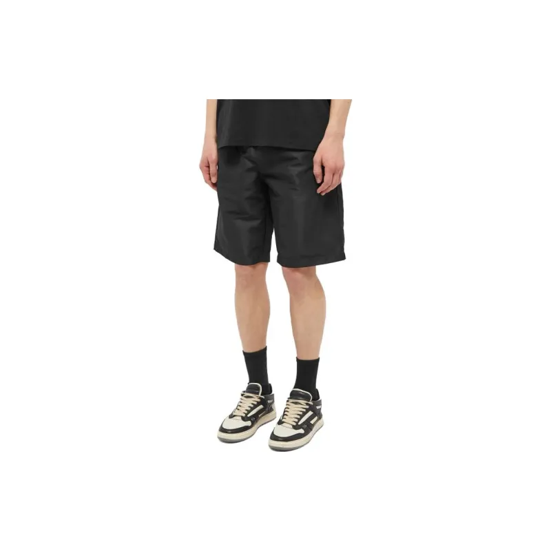 HERON PRESTON Logo Patch Knee Length Track Shorts-3
