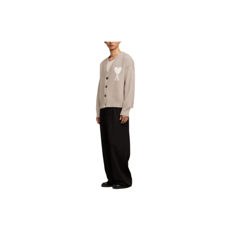 AMIPARIS Ami De Coeur Wool Cardigan-3