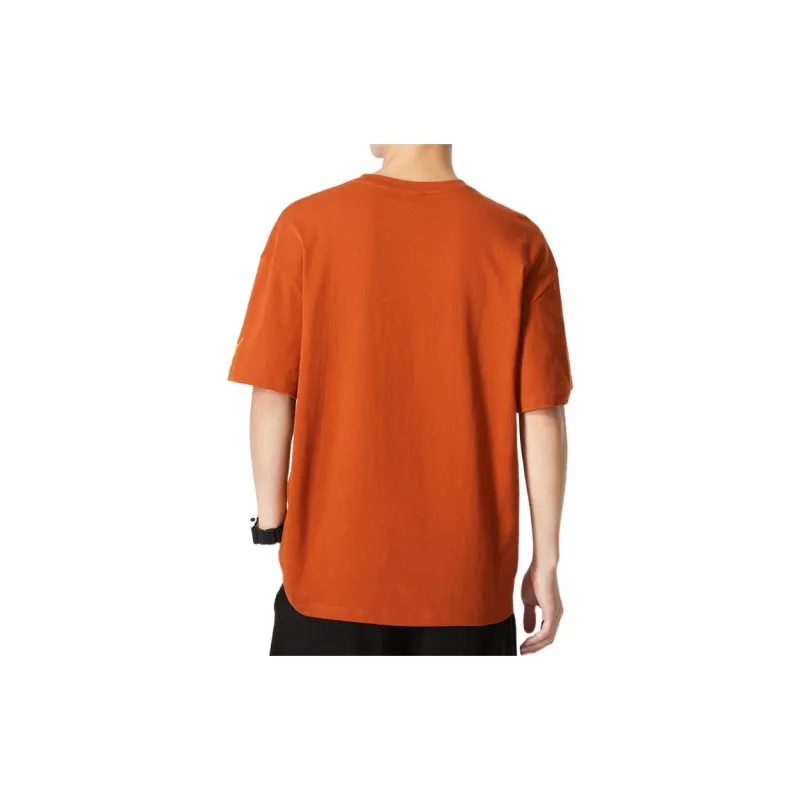 PUMA T Shirts Men Orange-2