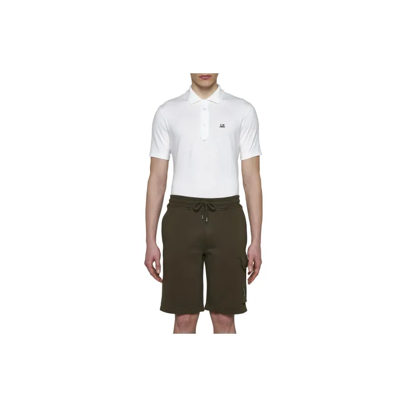 C.P.Company Lens detail Cotton Track Shorts-2