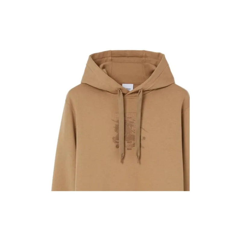 Burberry Embroidered Monogram Ekd Cotton Hoodie-4
