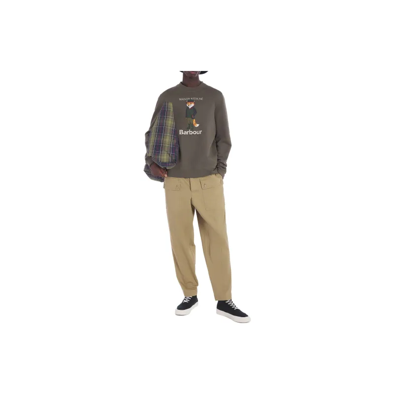 Maison Kitsune X Maison Kitsuné Fox Beaufort Crewneck Sweatshirt-3