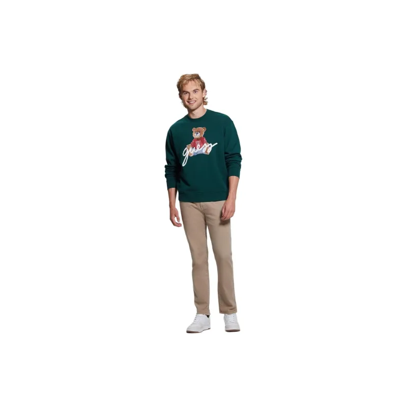 GUESS Sweatshirt Men's Dark Green-2