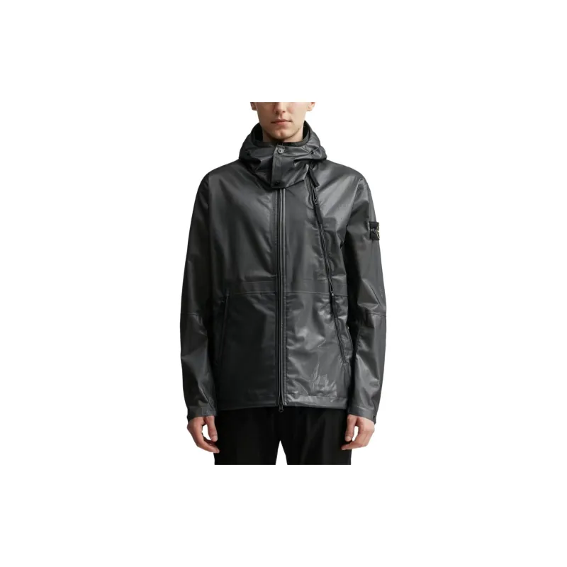STONE ISLAND Turtleneck Zipper Jacket-7