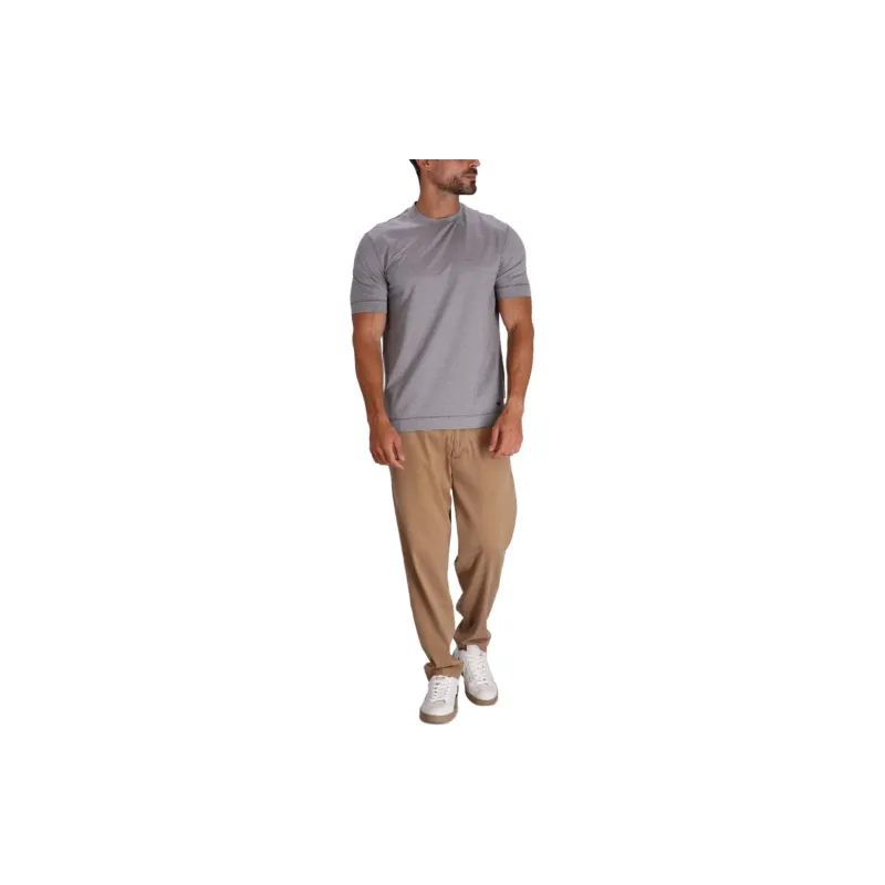 EMPORIO ARMANI Plain Cotton T shirt-1