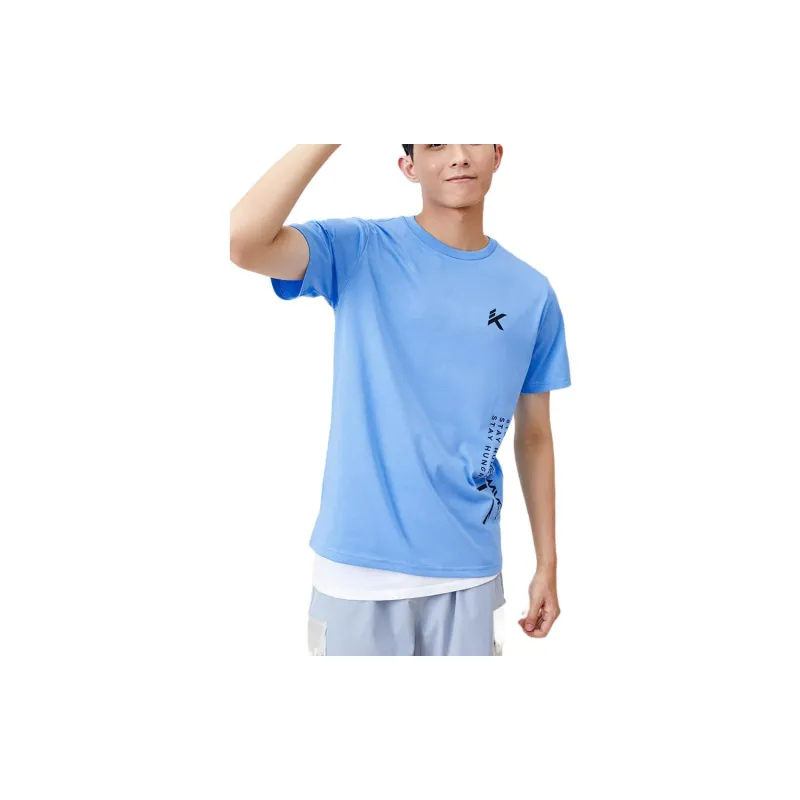 ANTA T Shirts Men Blue-3