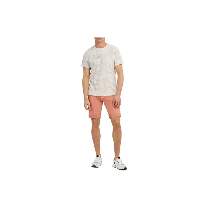 GUESS Denim Shorts Casual Shorts Men's Pink-1