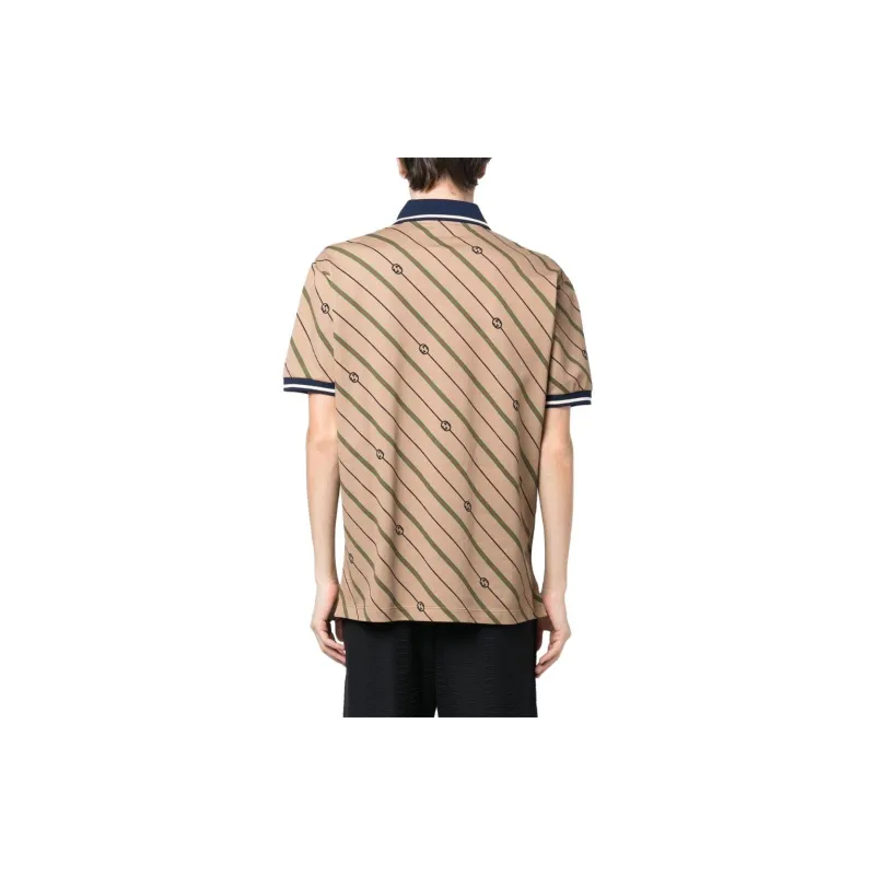 GUCCI SS23 Polo Shirt Men's Brown-2