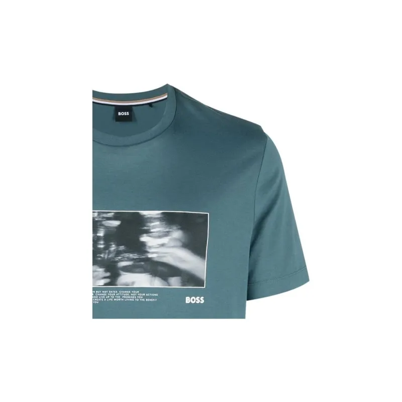 HUGO BOSS T Shirts Men Blue-5