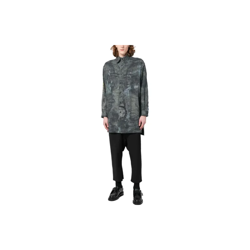 Yohji Yamamoto O Asakura Buttoned Long Sleeved Shirt-2