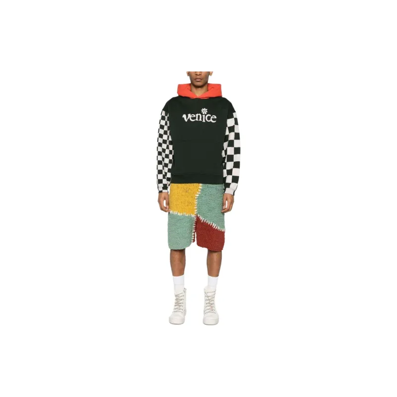 ERL Venice Checker Sleeve Hoodie-2
