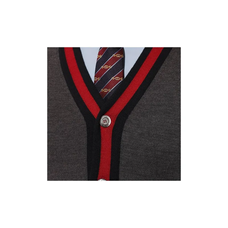 GUCCI Knitwear Men Dark Gray-4