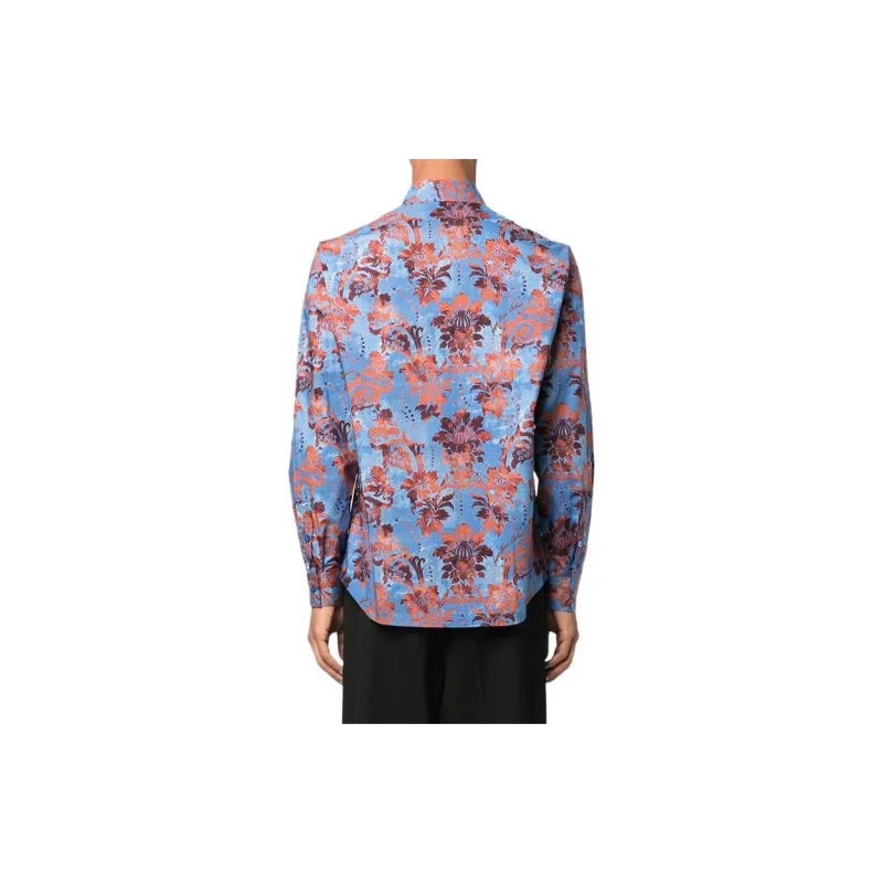 VERSACE JEANS COUTURE Shirts Men Blue-3