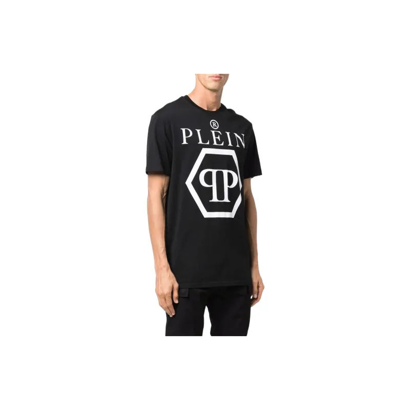 PHILIPP PLEIN Logo print Cotton T shirt-3