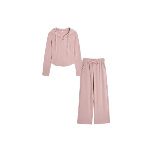 Love to serve Casual Suits Women's Pink