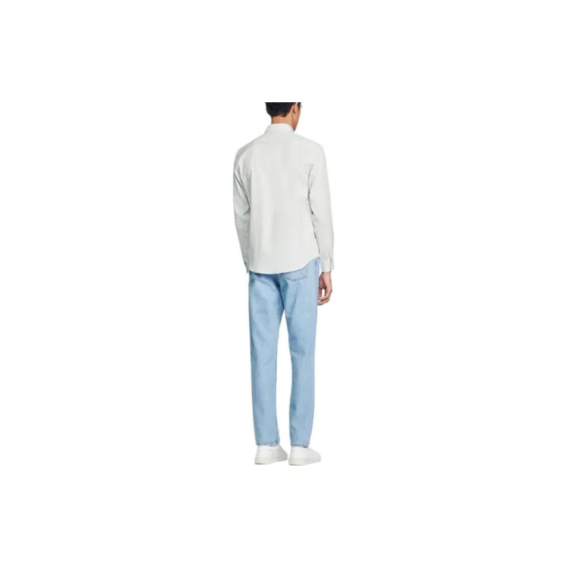 Sandro Shirts Men Light Blue-1