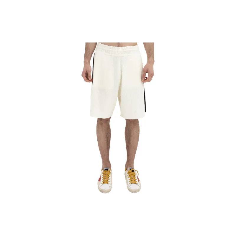 Golden Goose Lionel Striped Knitted Shorts-1