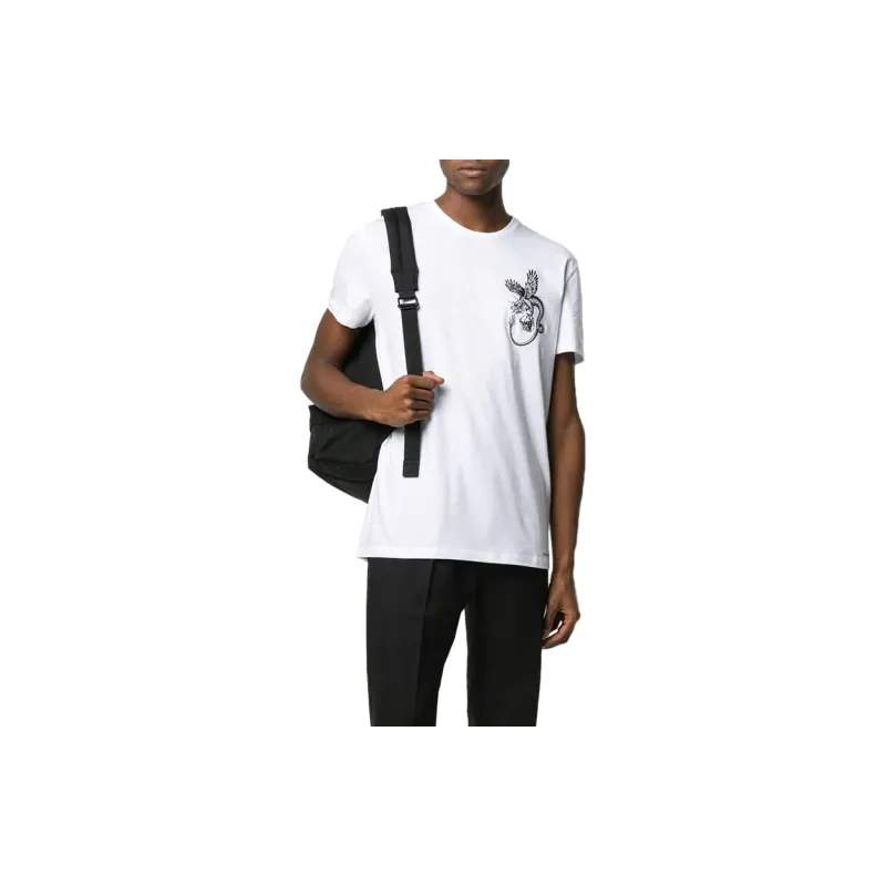 Alexander McQueen T Shirts Men White-3