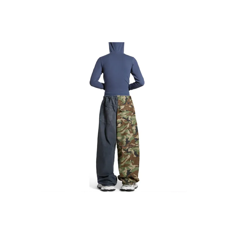 Balenciaga SS24 Jeans Loose Fit Style Unisex Dark Blue-4