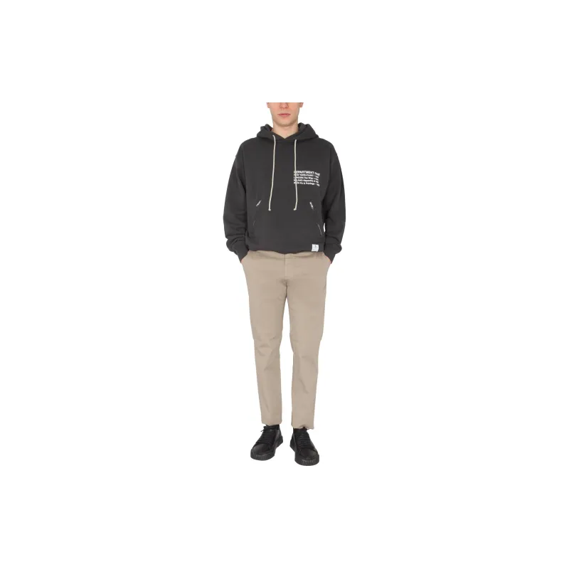 Department 5 Logo print Drawstring Hoodie-1